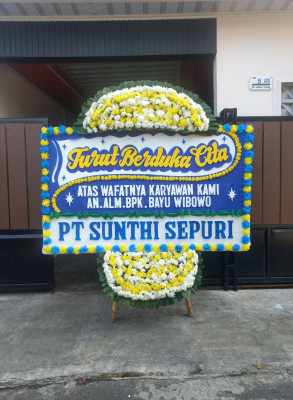 Papan Bunga Duka di Setiamulya