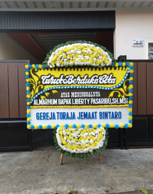 Papan Bunga Duka di Setiamulya